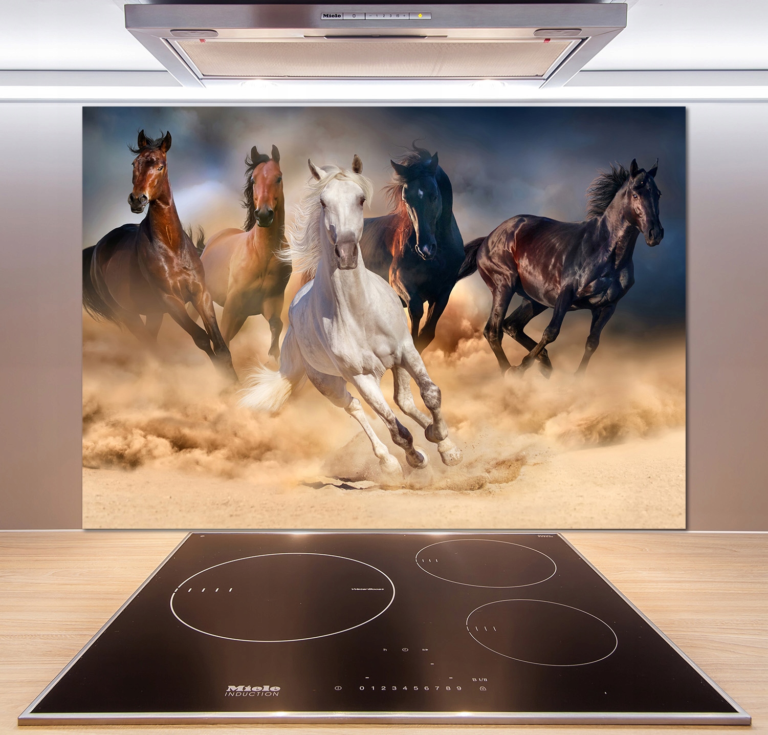 

Panel do kuchni Konie w galopie 100x70 cm + Klej