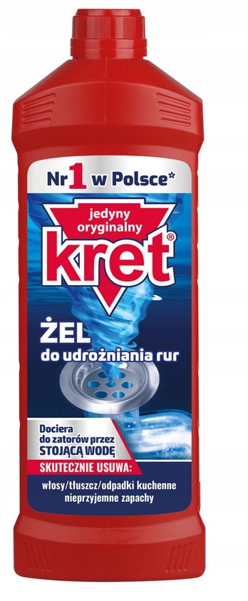 

Kret Żel do udrożniania rur 500g