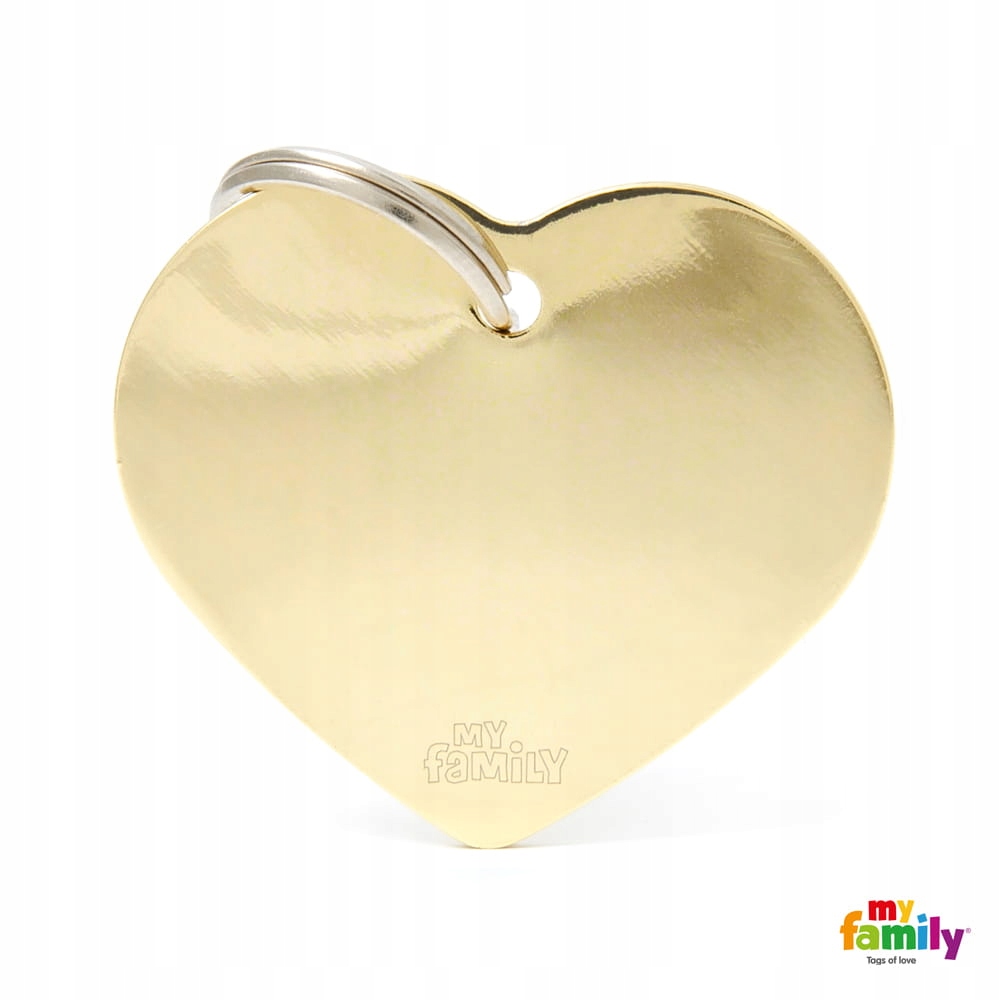 

MyFamily Basic Serce adresówka Złoty Big