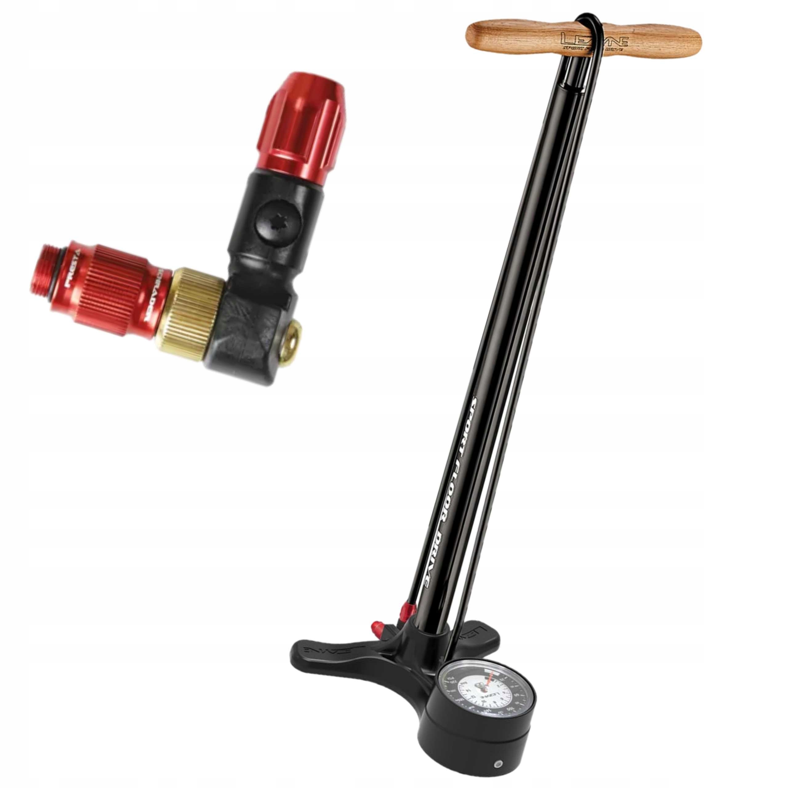 Pumpička na kolo s manometrem Lezyne Sport Floor Drive 220psi Pro Chuck