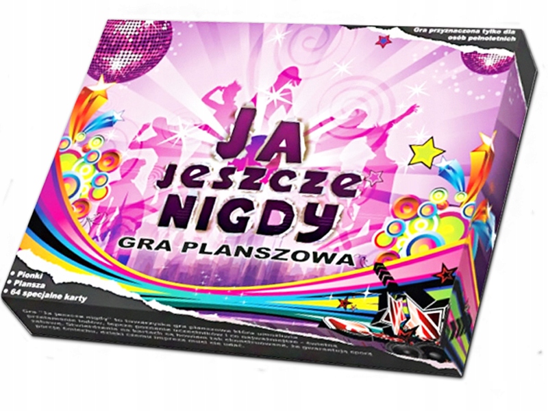 GRA PLANSZOWA IMPREZOWA TOWARZYSKA DLA DOROSŁYCH Z 64 KARTAMI
