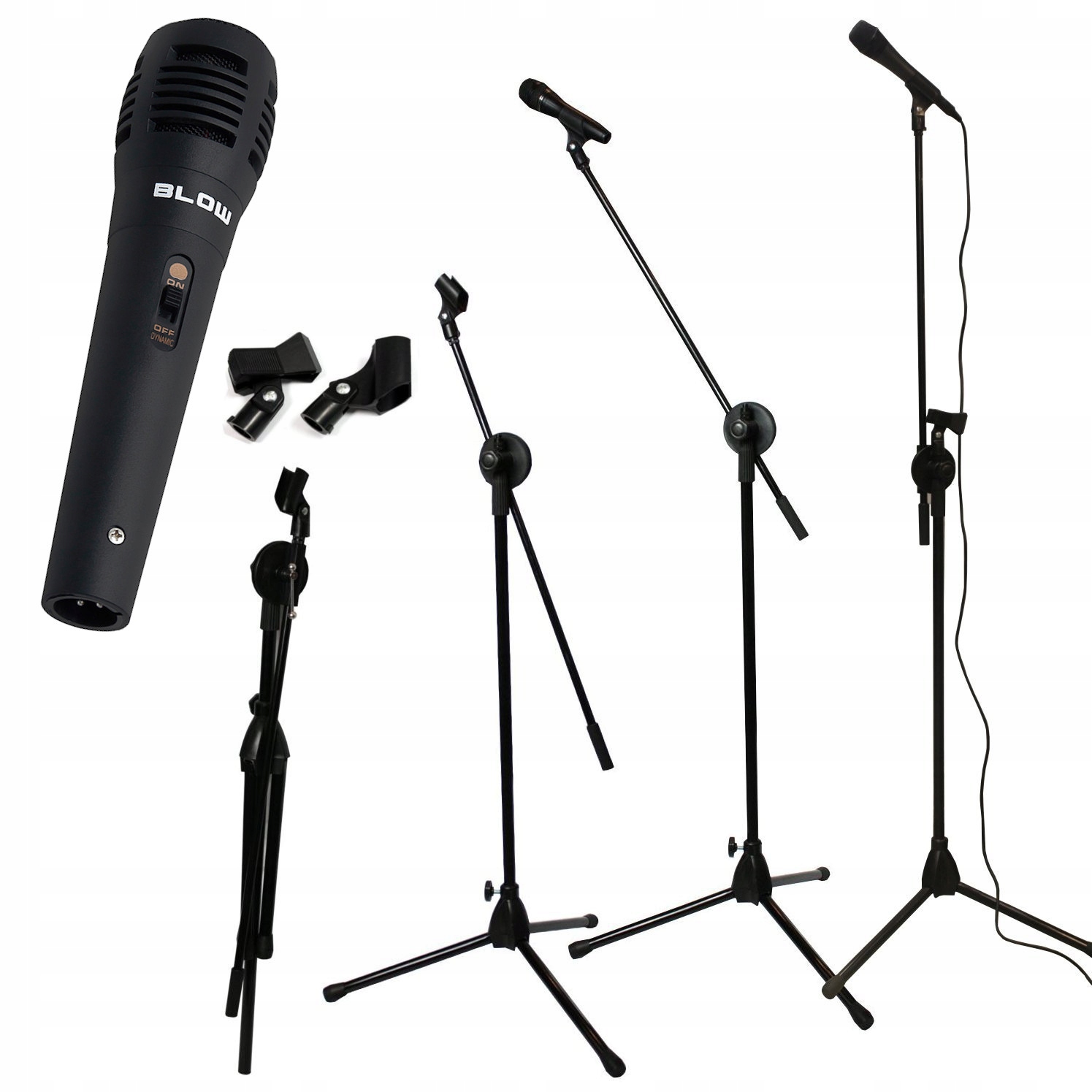 

statyw mikrofon dynamiczny wokal muzyka