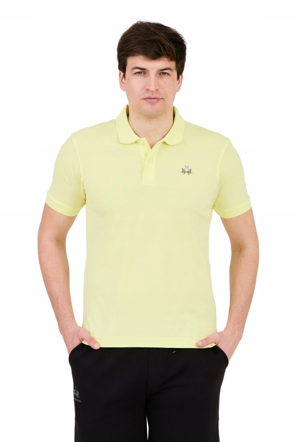 La Martina Citronové polo s malým logem L