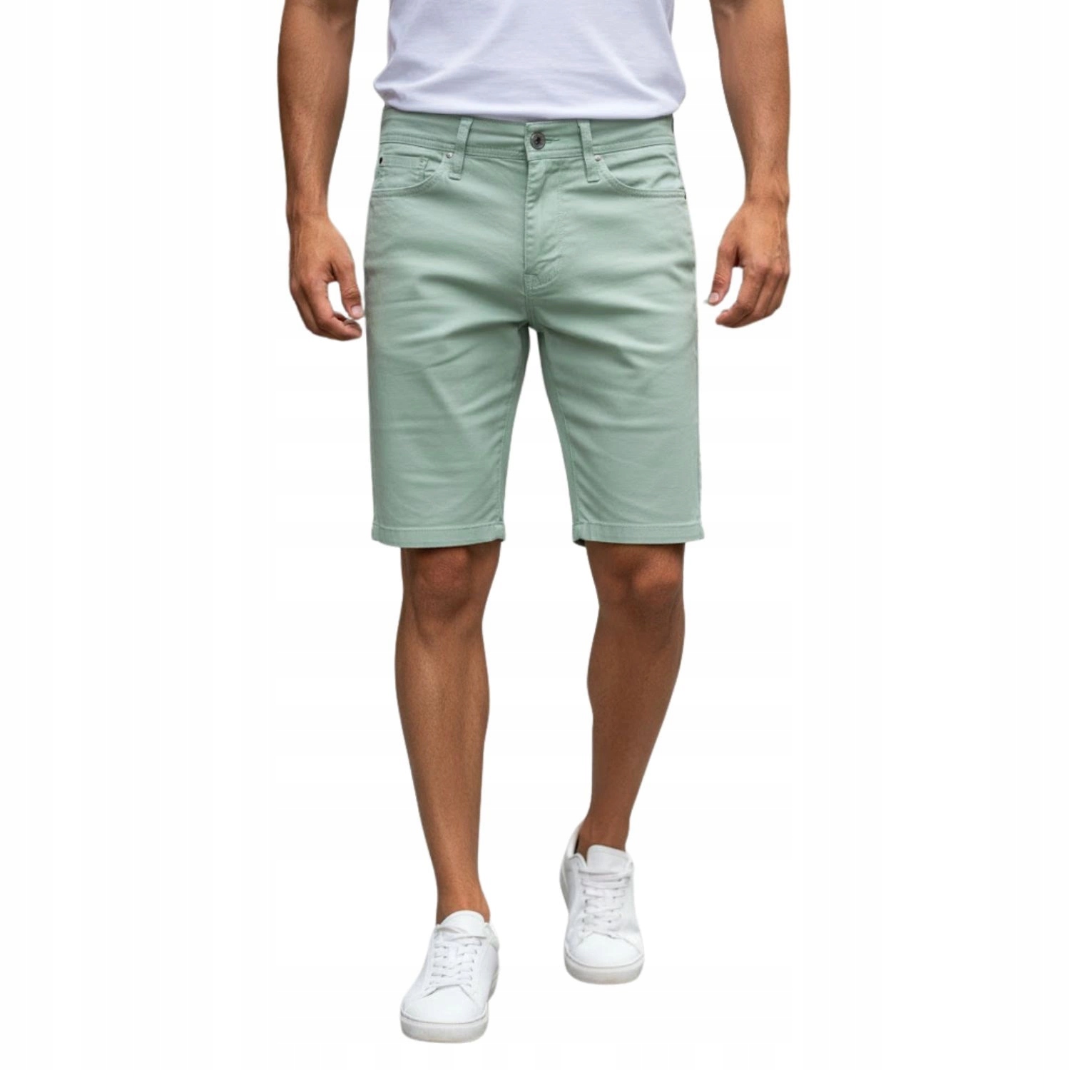 Kraťasy Hopenlife Beffalo pánské bermudy slim fit šortky zelené vel. W36