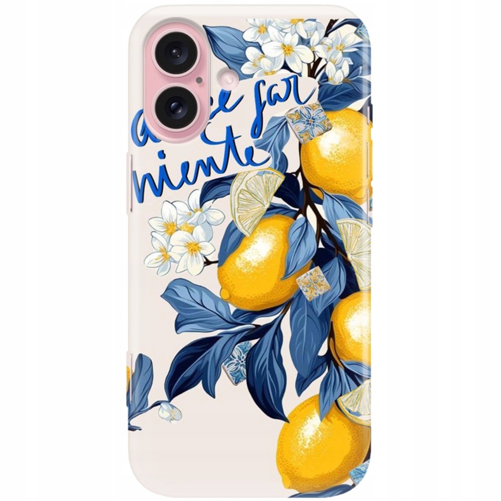 Puzdro Pre iPHONE 16 Citrónové Príroda Módne vzory