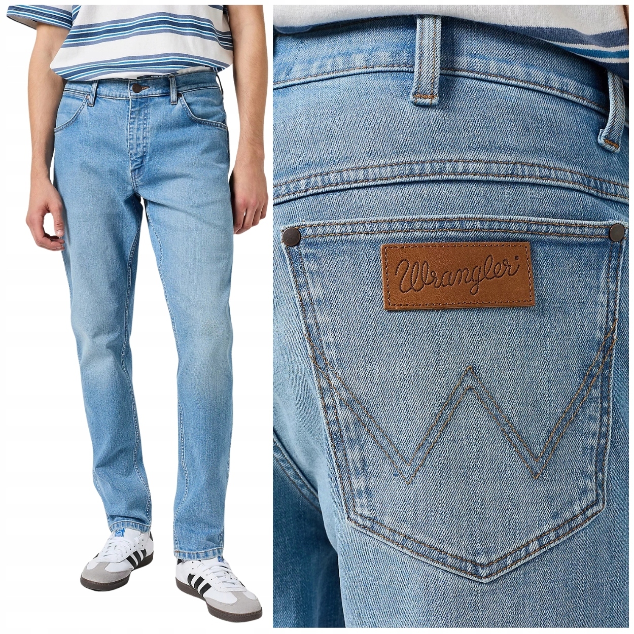 Wrangler River regular tapered Clever klasické džínové kalhoty W32 L32