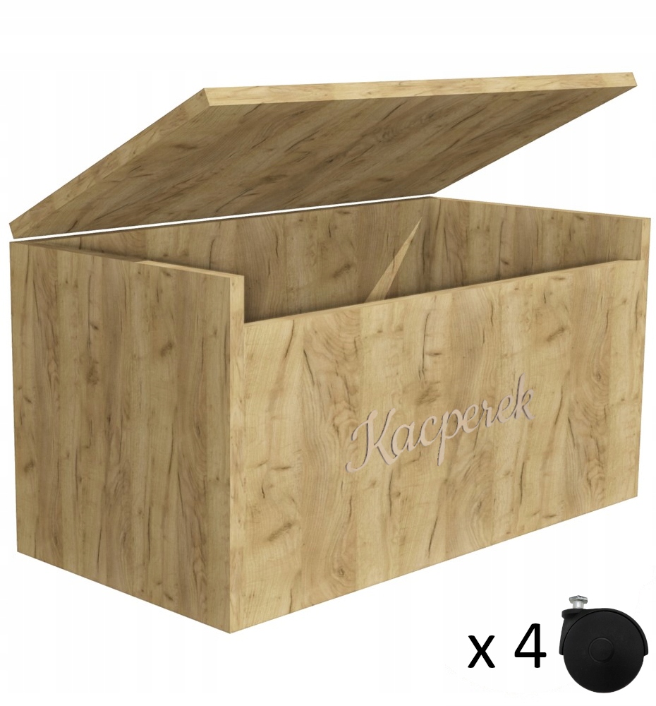 

Skrzynka Skrzynia Zabawki Craft Złoty Imię Kółka