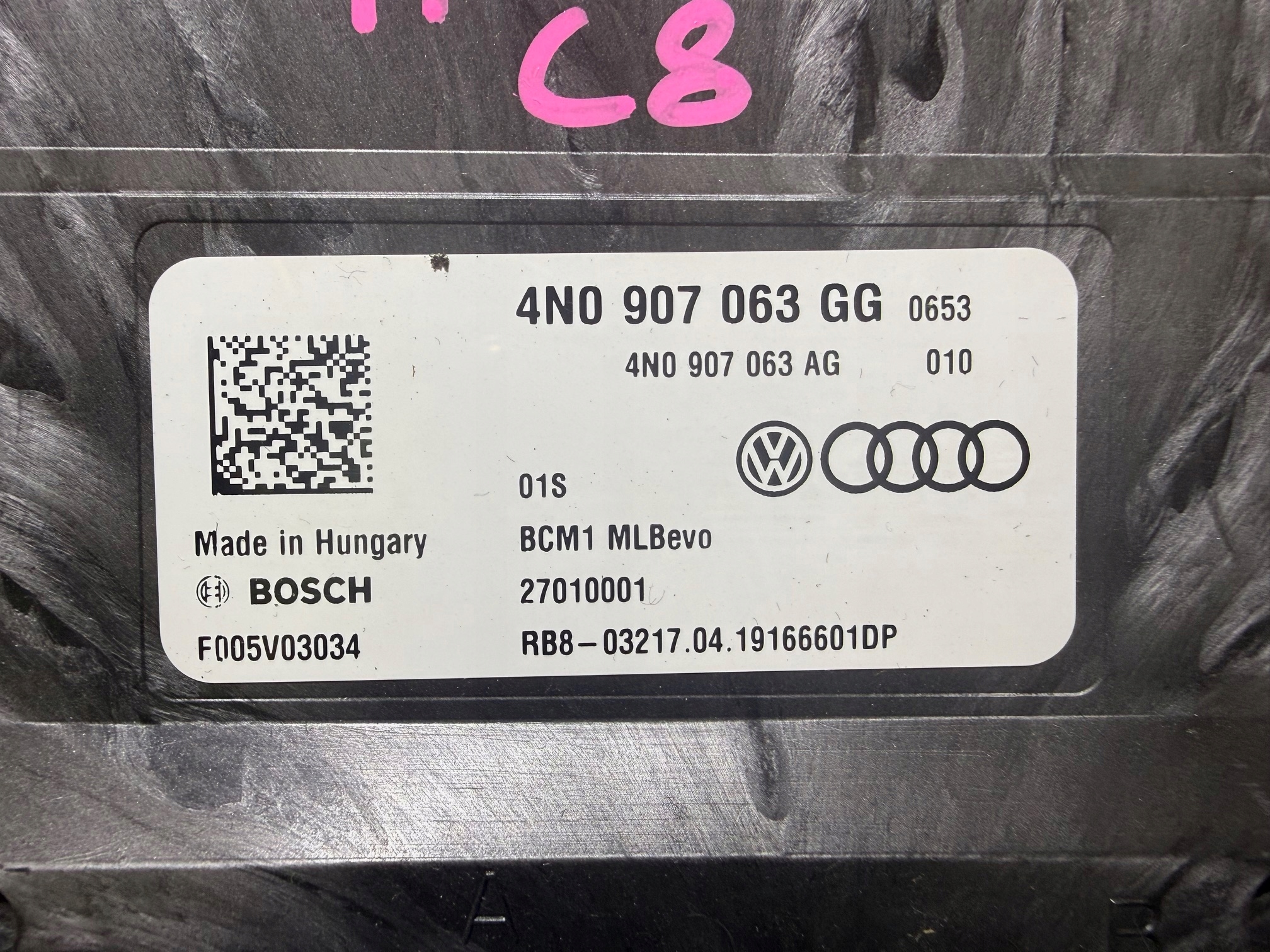 AUDI A6 C8 modulo Centralina KOMFORTU 4N0907063GG