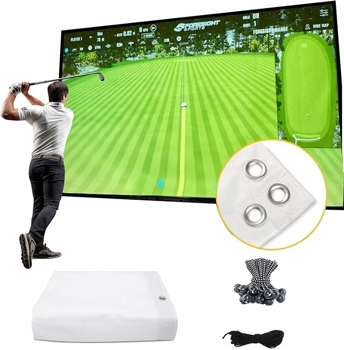 Golfová Nárazová Obrazovka Amazon Golf Simator Impas Screen 4 X 3 M
