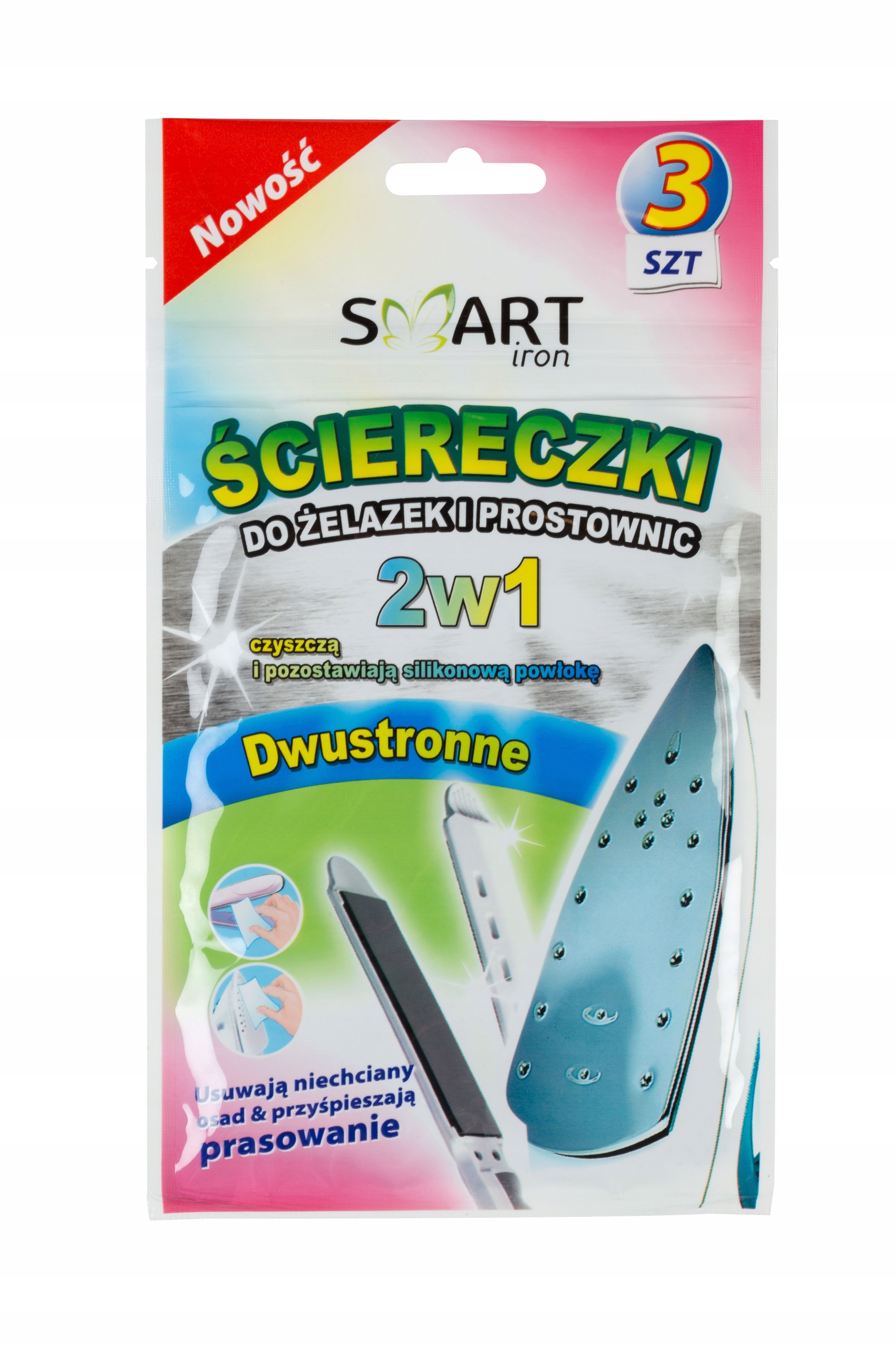 

Smart Iron ściereczki do żelazek i prostownic 2szt