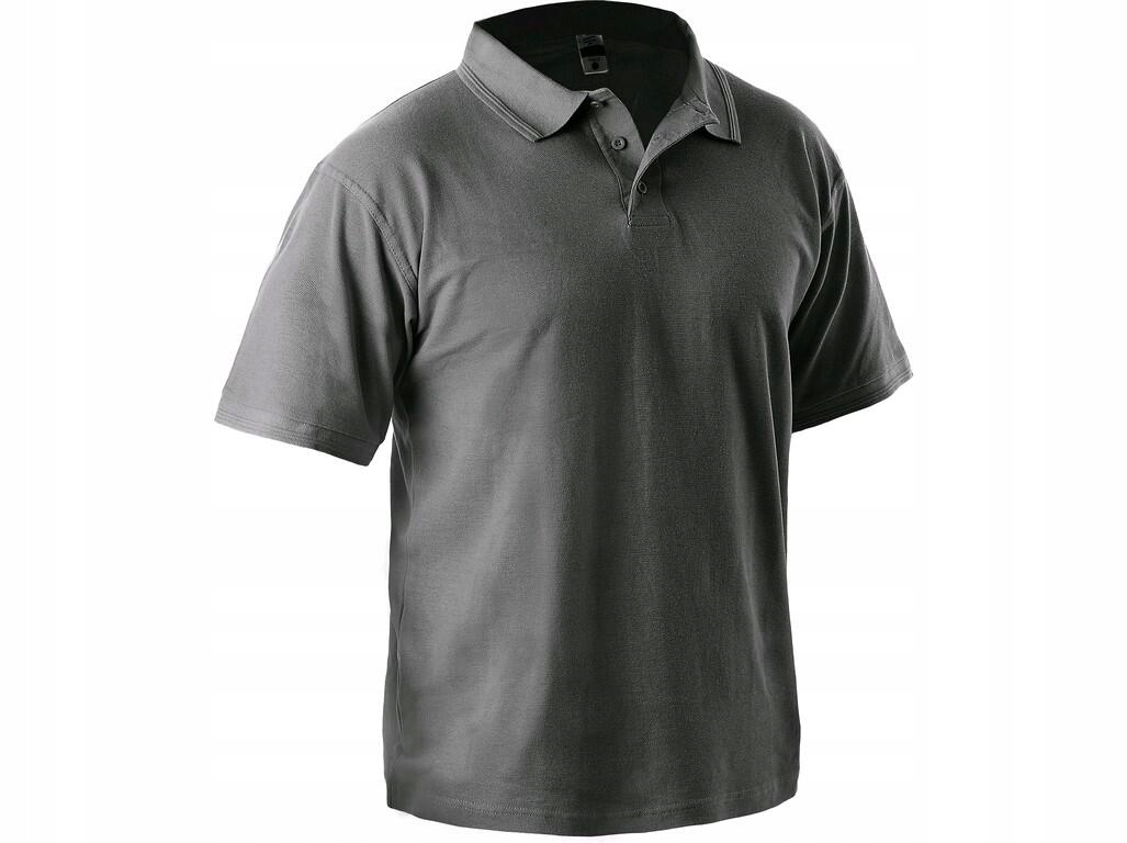 

Szara Mocna Koszulka Polo Bawełna michael r. XXL