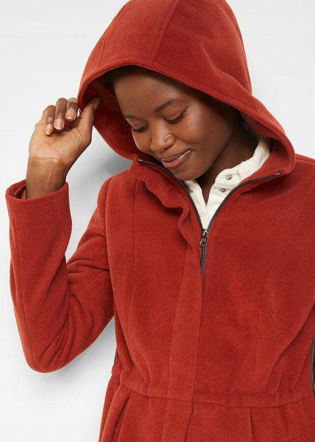 Bonprix 40 PŁASZCZ CIĄŻOWY Z KAPTUREM Płeć kobieta