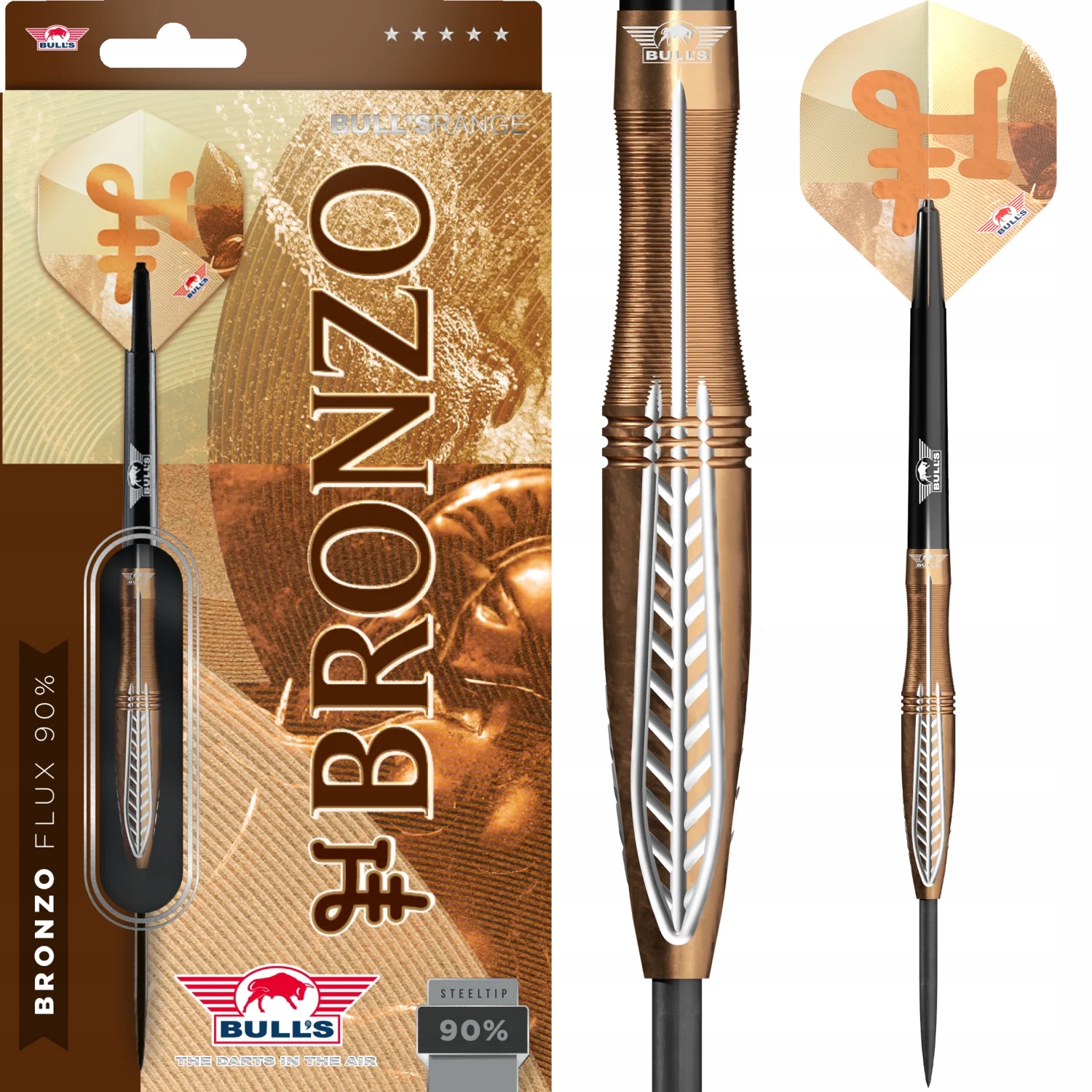 Lotki Rzutki Dart Bull's Bronzo Flux 90% Wolfram 23g