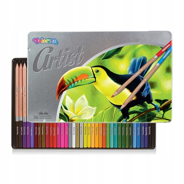 

Kredki ołówkowe Colorino Artist metalowe opak 36k