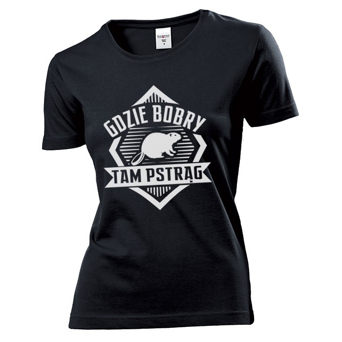 

Koszulka damska Gdzie Bobry Dla Wedzkarza M