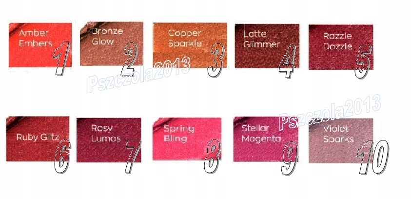 AVON Próbka Szminka ultralśniąca pomadka do ust wybór mix LŚNIĄCA ZESTAW