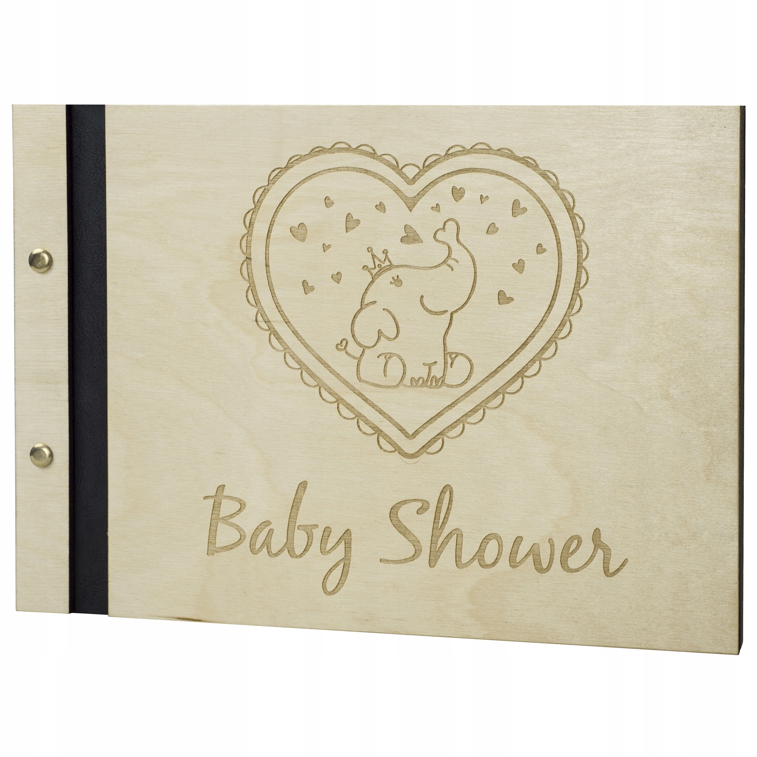 Fotoalbum přírodní dřevo 60 str. narození