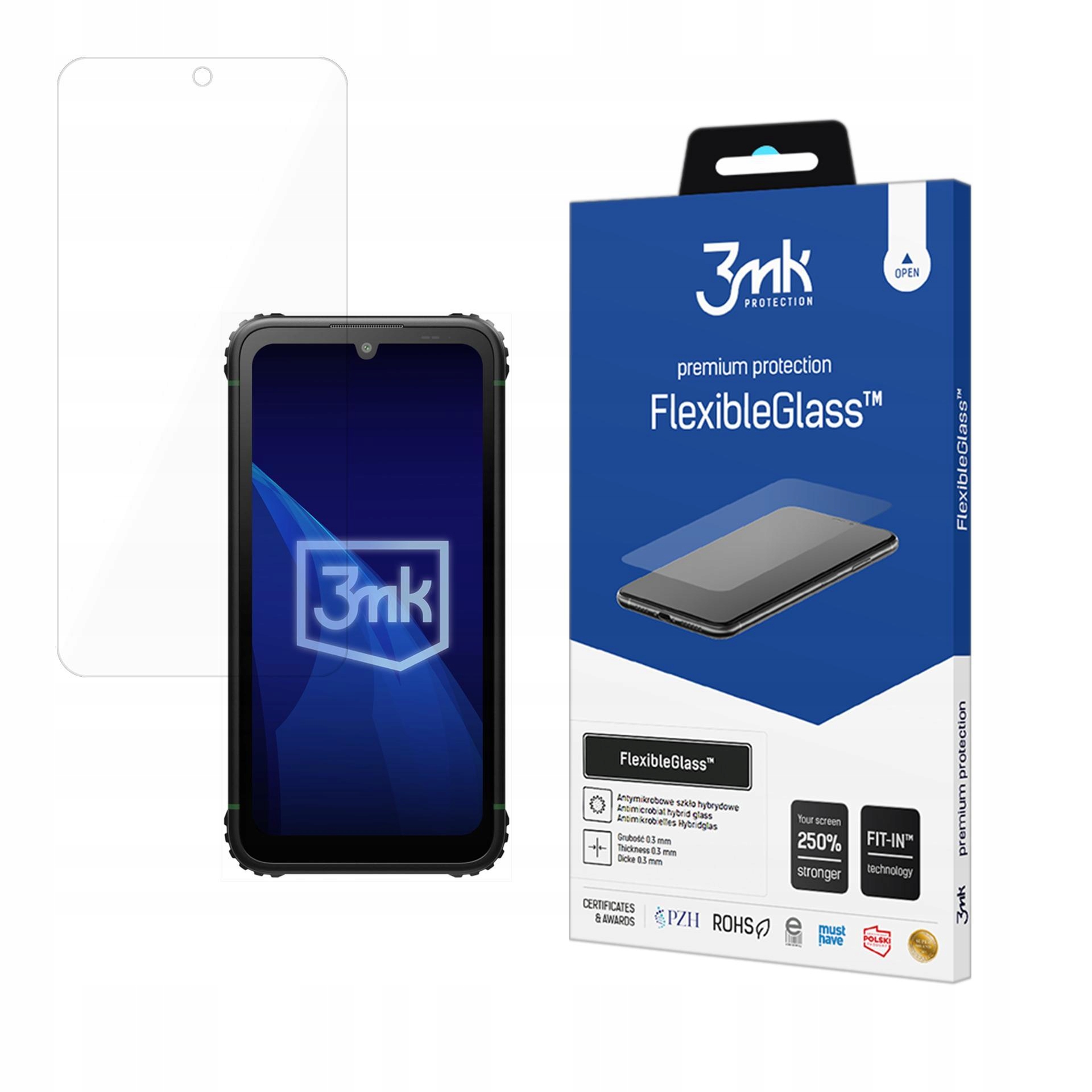 Szkło hybrydowe 3mk FlexibleGlass na Hammer Ranger 3mk Protection