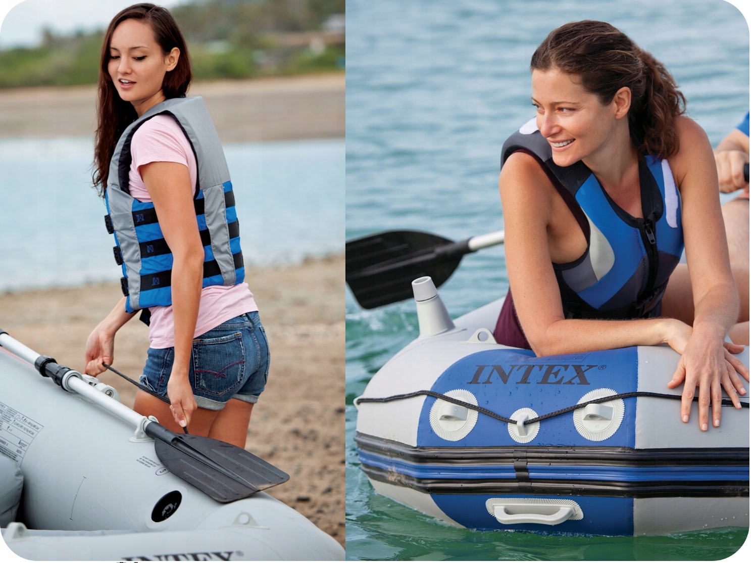 Ponton Intex 68373 MARINER 3-osob sztywna podłoga Model PONTON