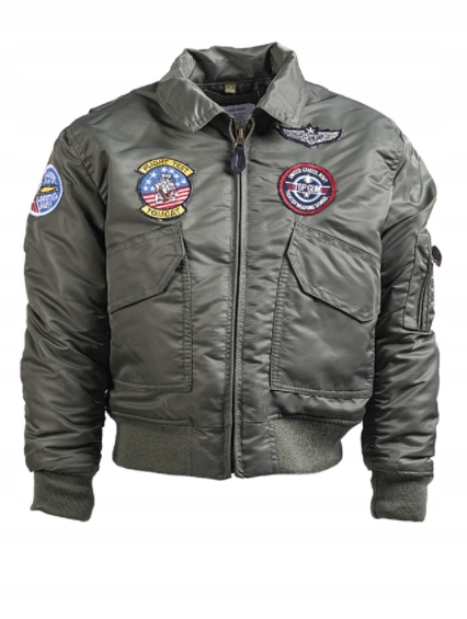 KURTKA BOMBERKA DZIECIĘCA ZIMOWA CWU KHAKI L