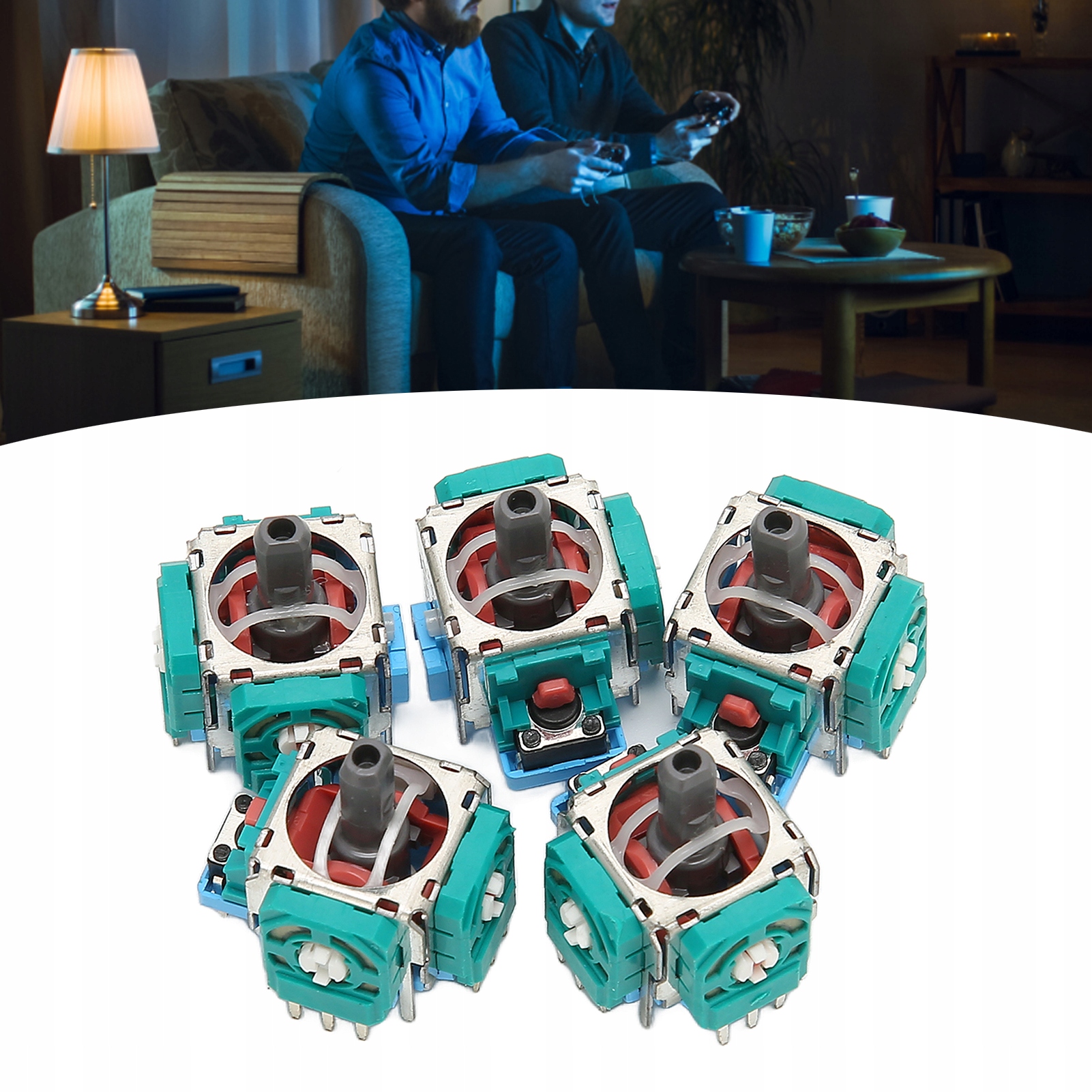 5 X JOYSTICK 3D WIBRACYJNY DO KONTROLERA PS5 Marka inna