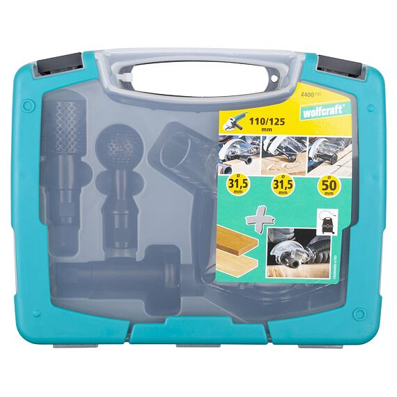 Wolfcraft sada rašplí 3ks ochranný bezpečnostní kryt, upnutí M14 pro úhlo