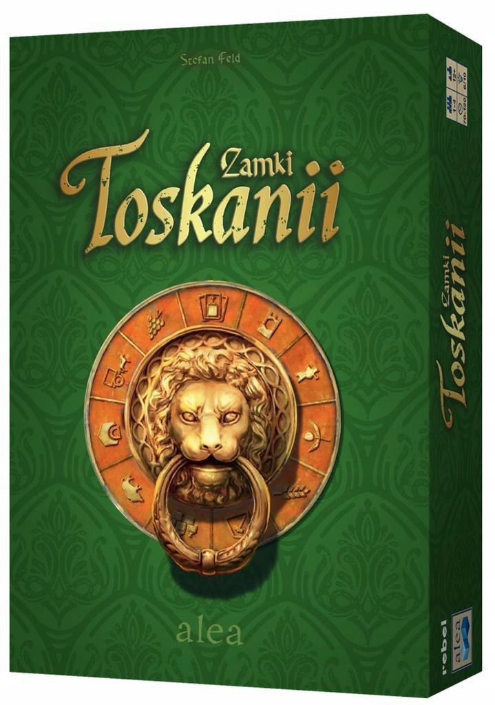 Planszowa Gra dla Dzieci od 10 Lat Zamki Toskanii Piękna Graficznie