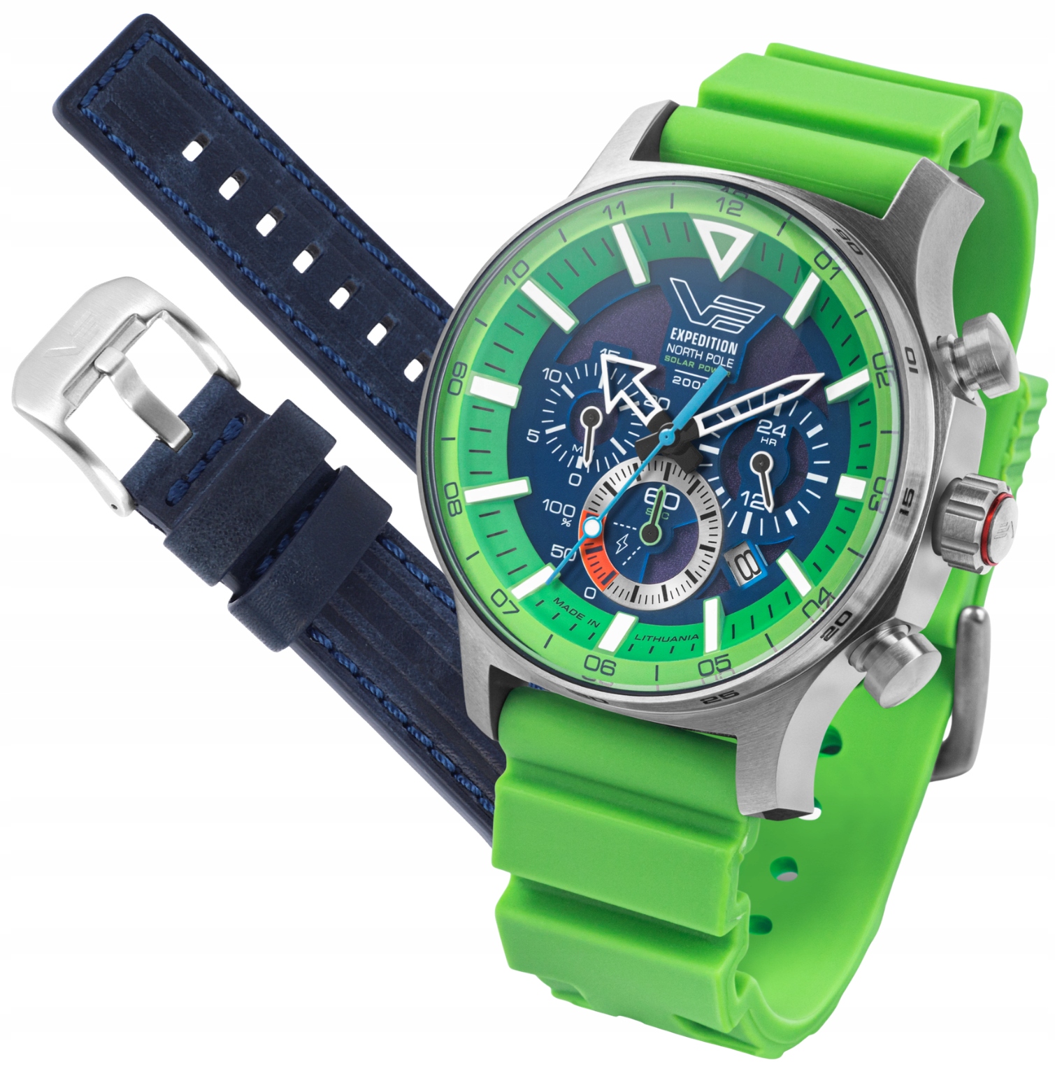 Nový Originální Pánské hodinky Vostok Europe VR42-595A733 Expedition Solar
