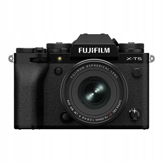 Aparat fotograficzny FUJI X-T5 BLACK 16-50 MM korpus + obiektyw czarny
