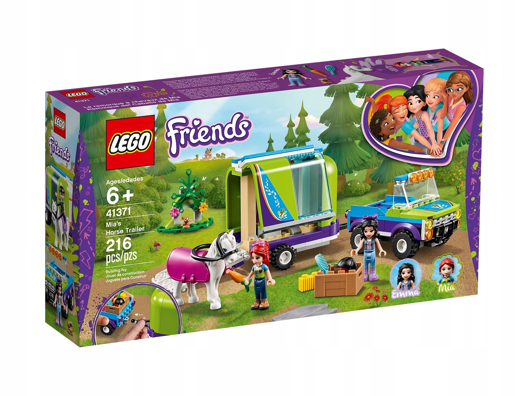 Lego Friends 41371 Přívěs pro koně Mii Nový