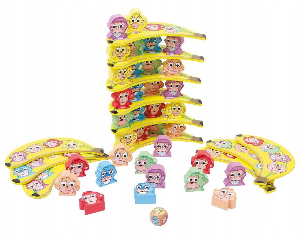 Gra Edukacyjna Zręcznościowa dla Dzieci Wieża z Małpek Small Foot