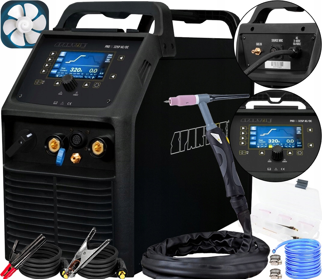Invertorová Svářečka Tig Hf Pro Hliník Spartus Protig 325P Ac/dc Puls