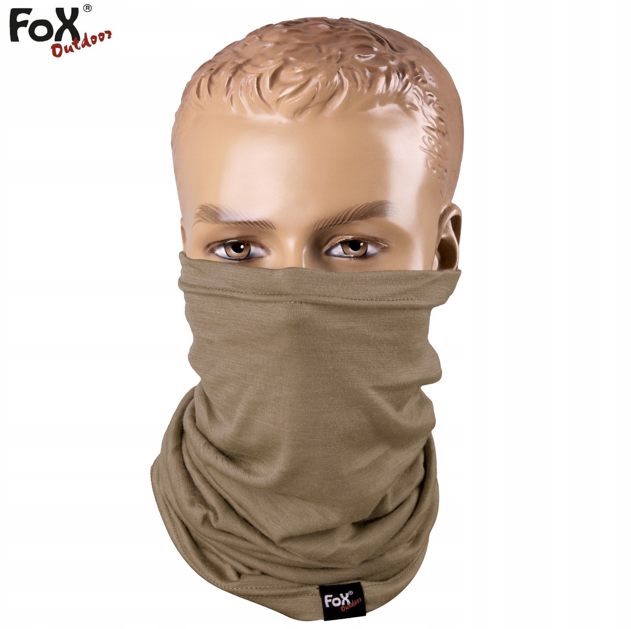 CHUSTA OCHRONNA KOMIN TERMOAKTYWNY SZAL MFH Fox WEŁNA MERINO LITE COYOTE Płeć uniseks