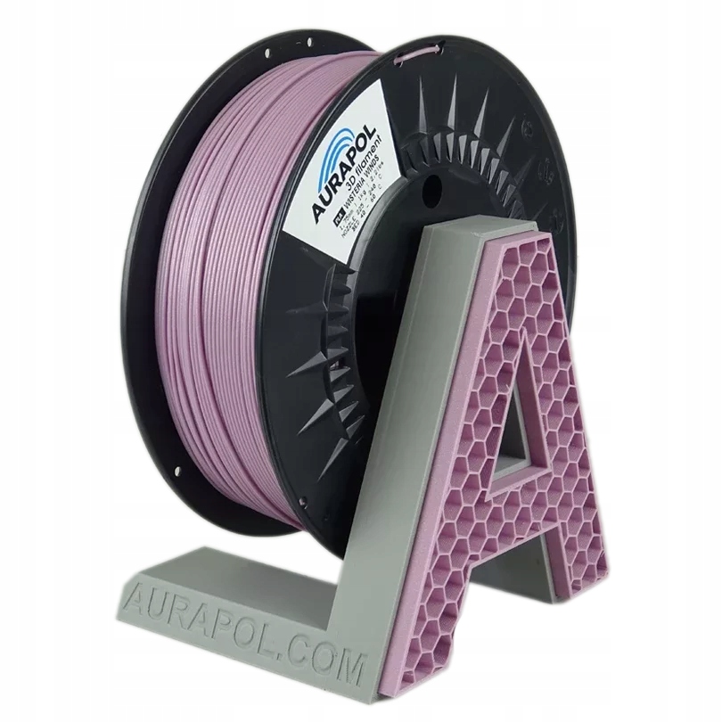 Filament Aurapol Pla 3D Wisteria Winds Light Pink Světle růžový 1 kg 1,75 mm