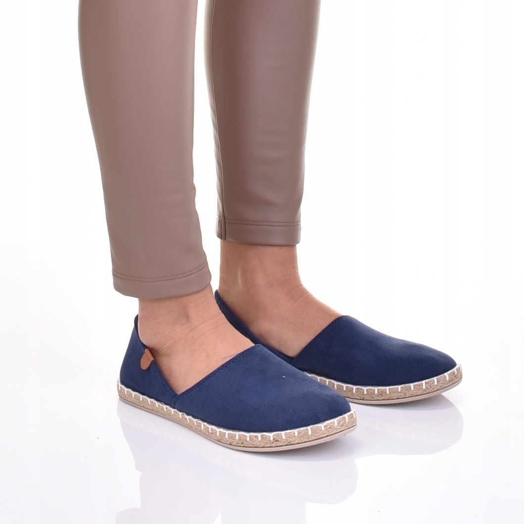 KLASYCZNE BUTY LETNIE ESPADRYLE DAMSKIE ZAMSZOWE WSUWANE NA SŁOMCE Marka inna