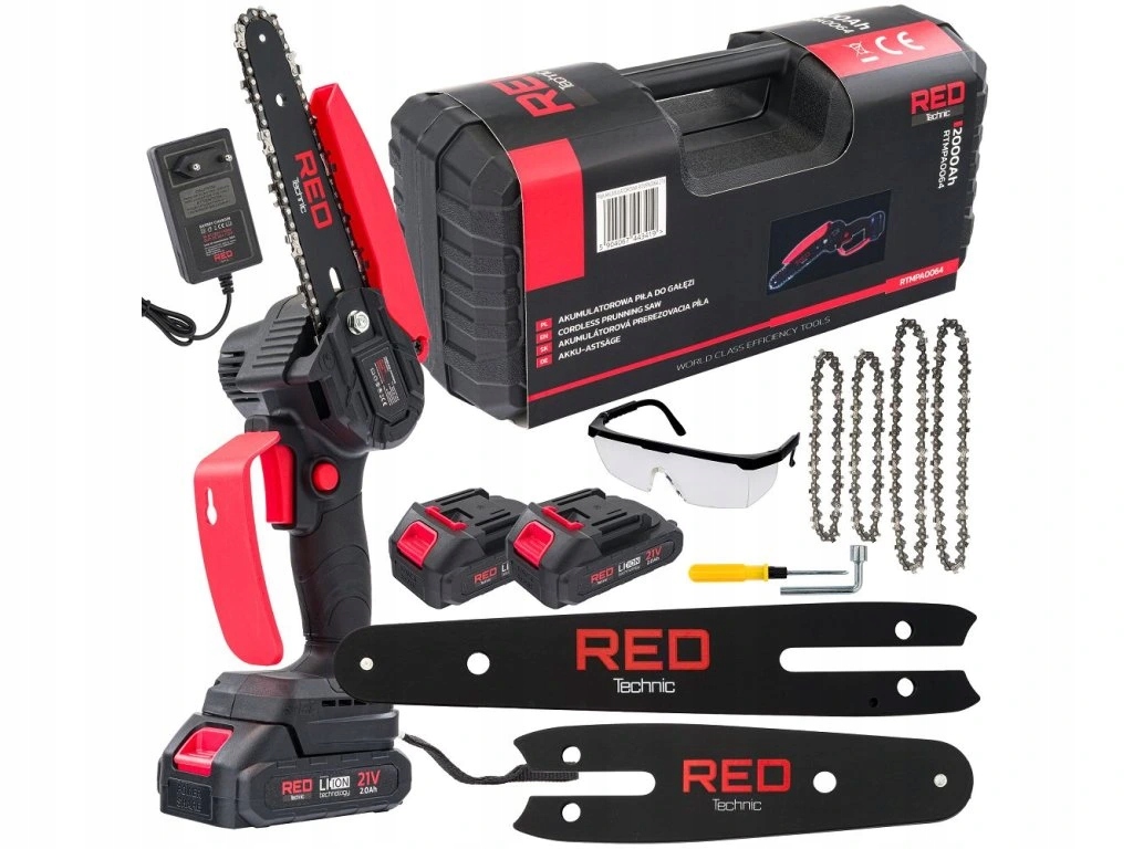Aku jednoruční pila 4"/6", 2×21 V, 2000 mAh RTMPA0064