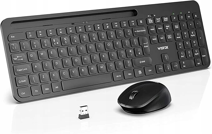 Zestaw klawiatura i mysz WisFox Office czarny