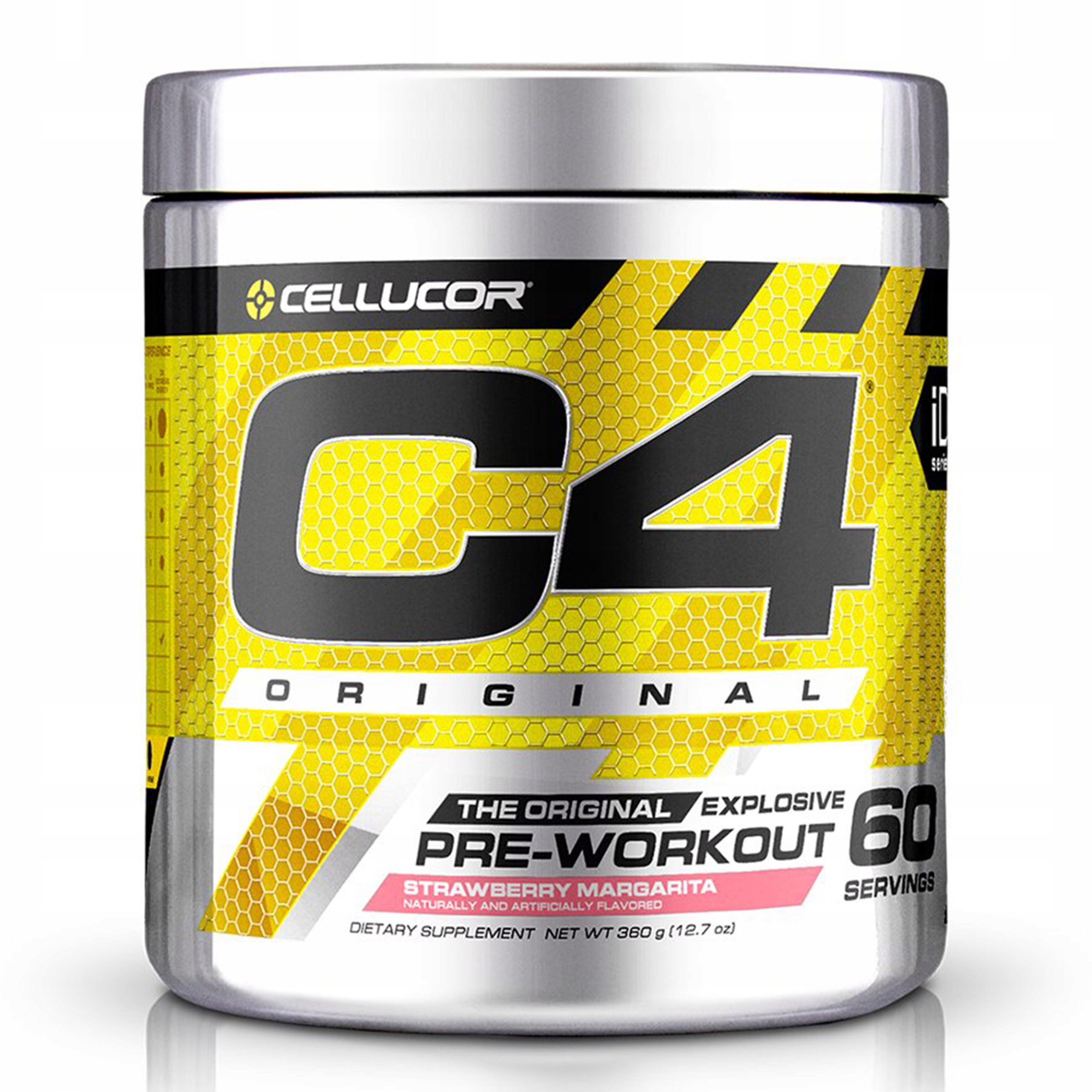 Předtréninkovka Cellucor C4 390 g Kreatin Arginin 60 porcí Jahoda