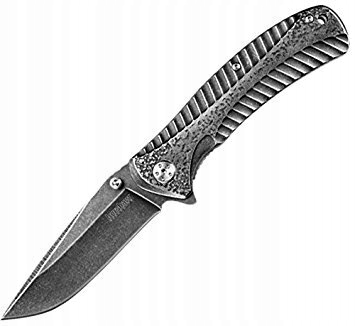 Kershaw 1301BW Starter nóż taktyczny ze wspomaganiem 8,6 cm, Blackwash
