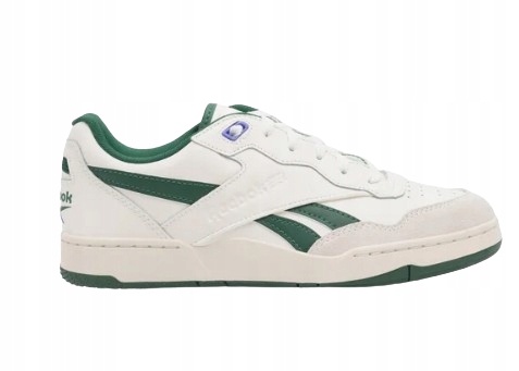 Reebok Bb 4000 II Sportovní Dámské Kožené Boty Bílé Se Zelenou Barvou 38,5 U_a