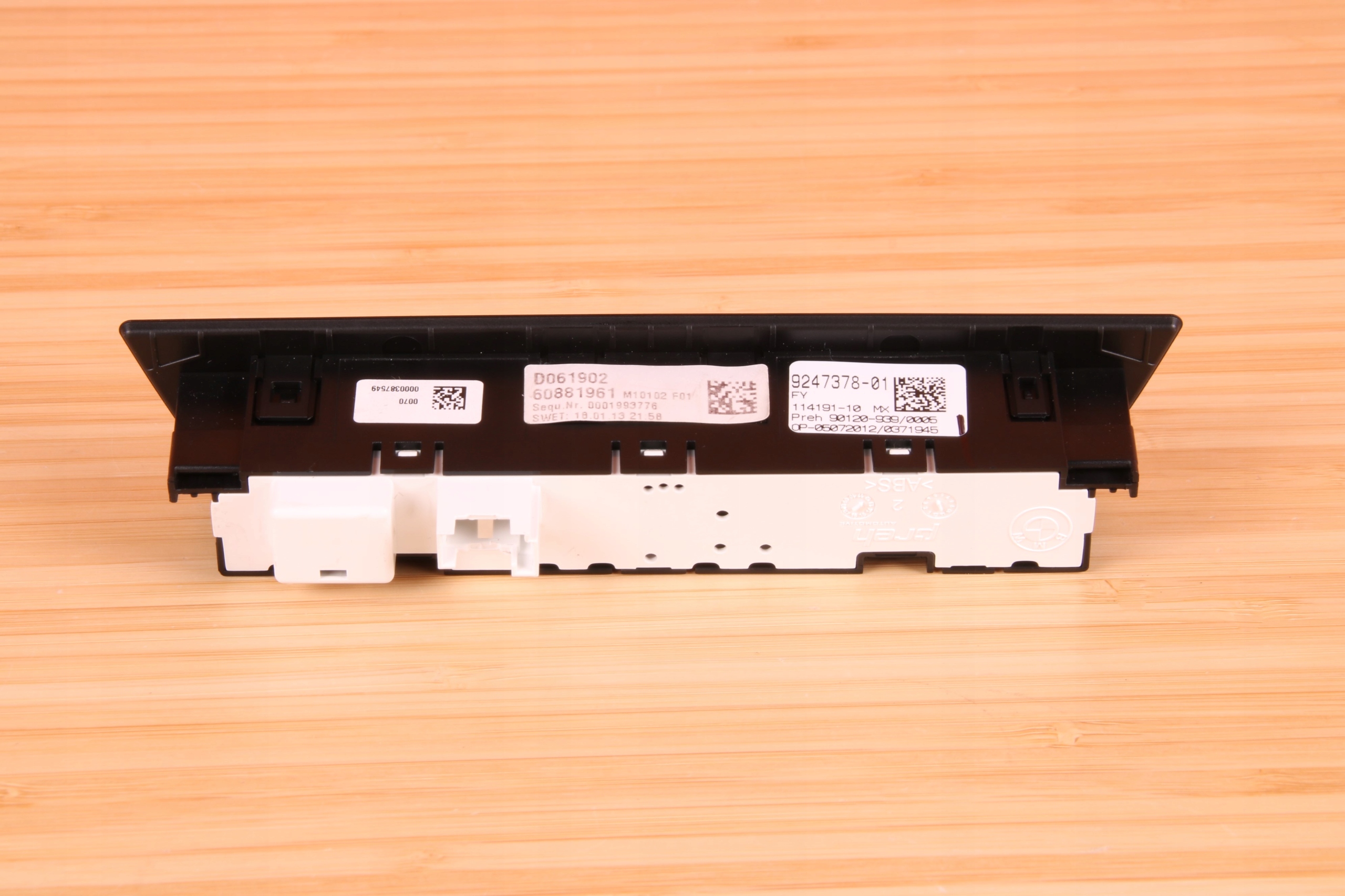 BMW F01 F02 PANEL ASYSTENT driver´s supports 9247378