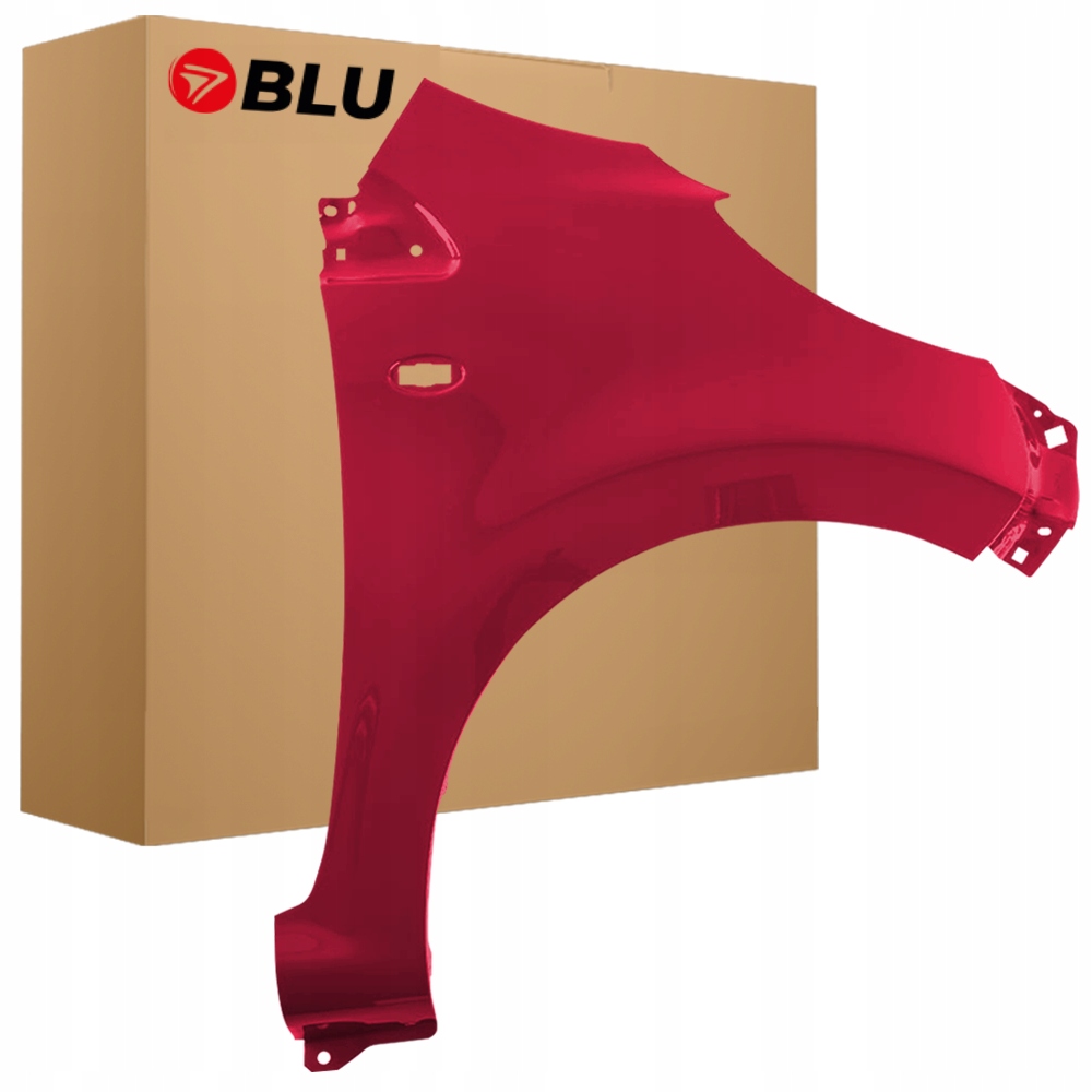 Blu Blatník Peugeot 107 Knt pravý oranžový 05-14 přední pozink OrangePowe