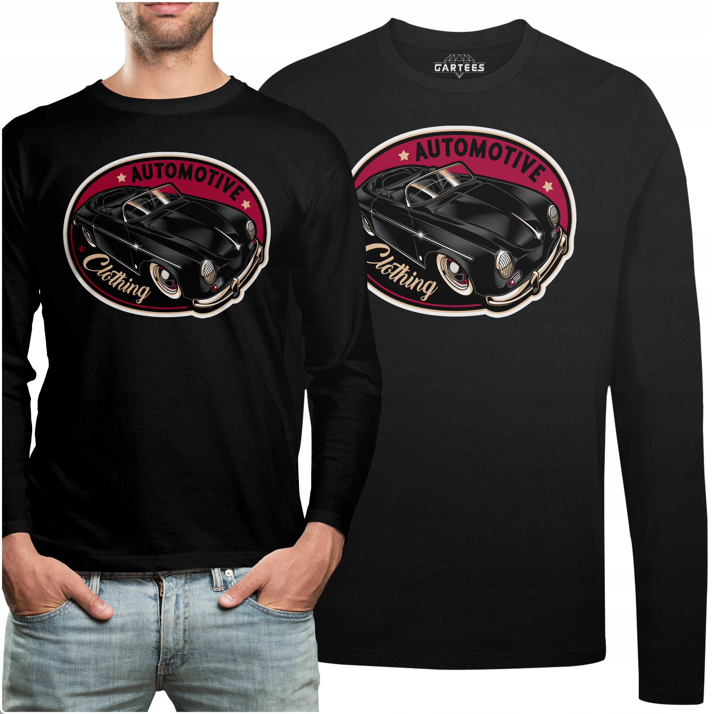 

Koszulka Long Prezent Napis Automotive Clothing