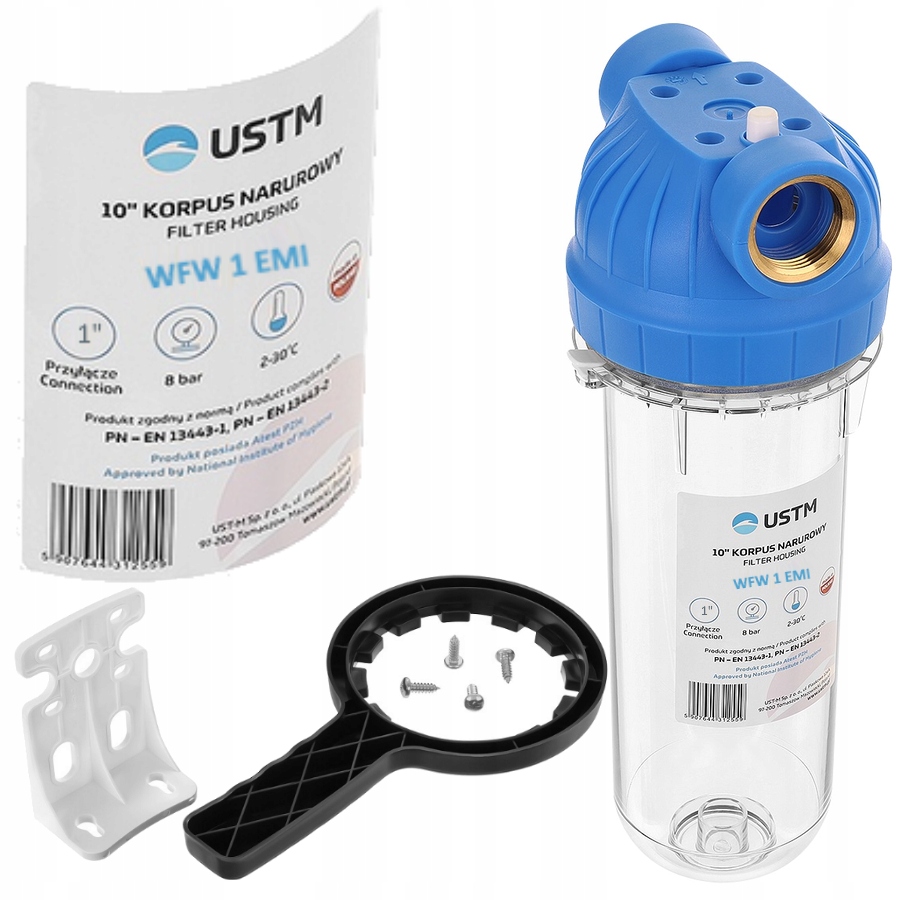 

Filtr Do Wody Korpus Narurowy Zestaw 1'' Ustm 10''