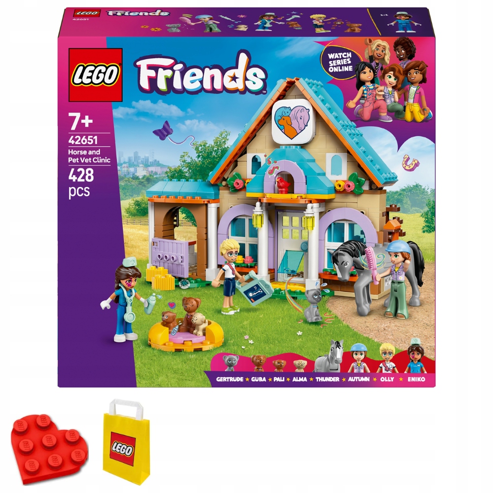 Lego Friends 42651 Kůň a léčebna pro zvířata