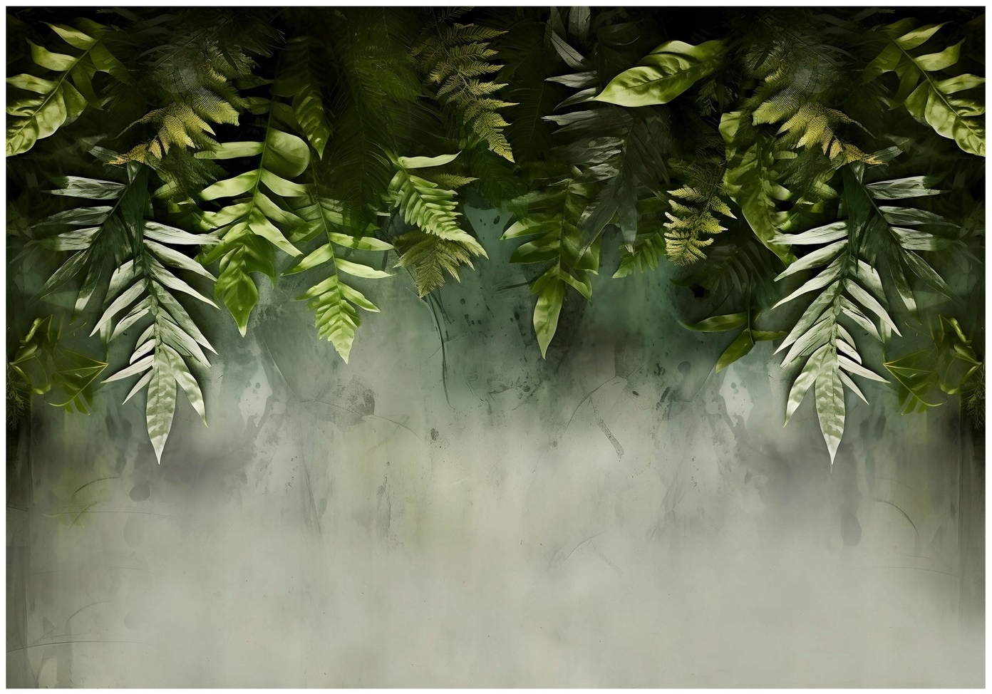 Tapeta Zelené Závesné Listy Natura Fototapeta Na Flizeline 350x250