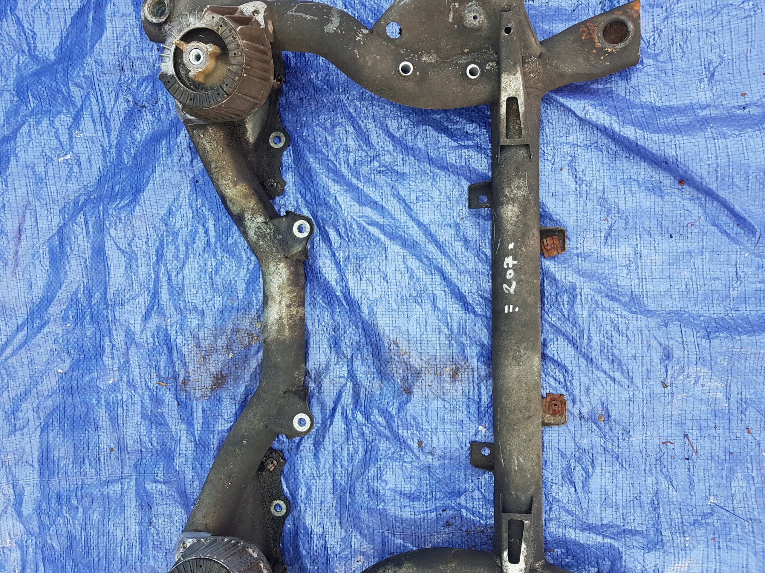 axle beam subframe axle beam front MERCEDES W204 W207