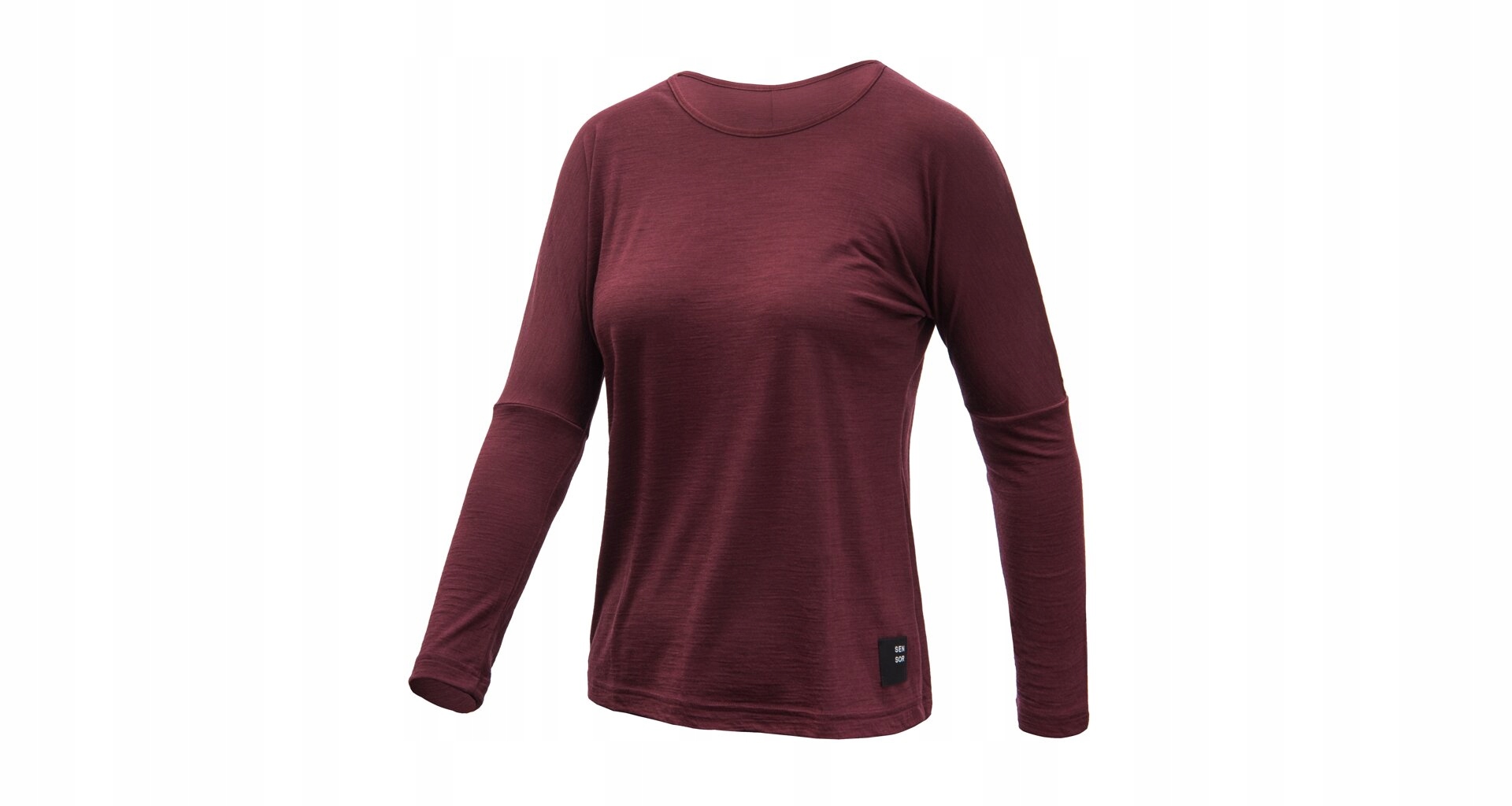Sensor Merino Air Traveller Dámské Triko Dl.rukáv Port Red Velikost L