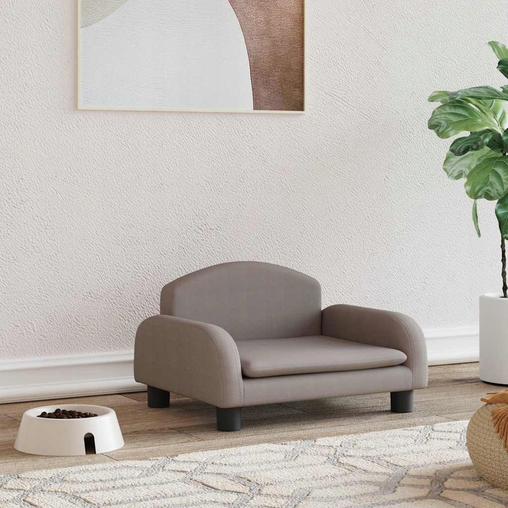 Levně Fionshop 262671491 Pelíšek pro psy taupe 50 x 40 x 30 cm textil