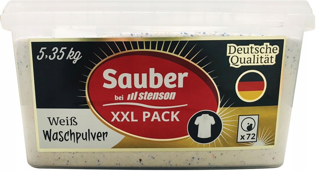

Niemiecki proszek do prania Sauber White 5,35kg
